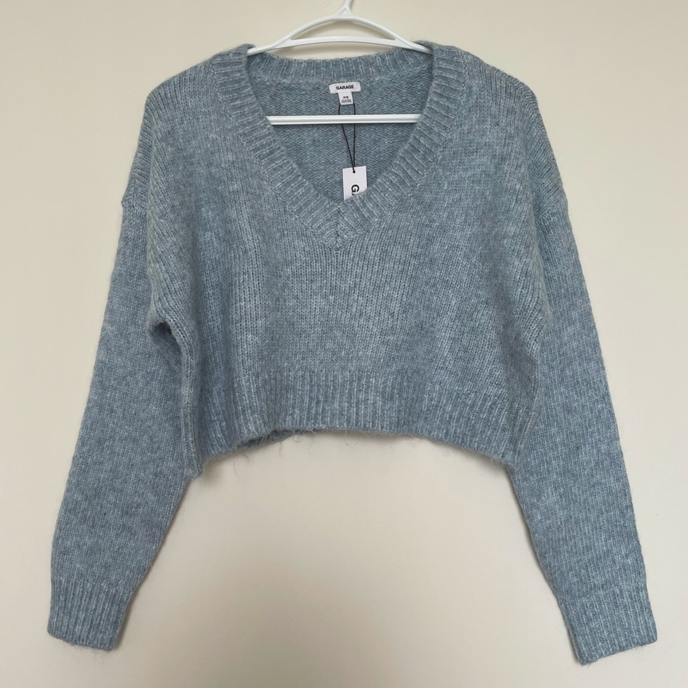 (2/$40) New Cropped oversized sweater